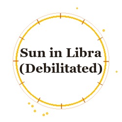 Sun in Libra (Debilitated)